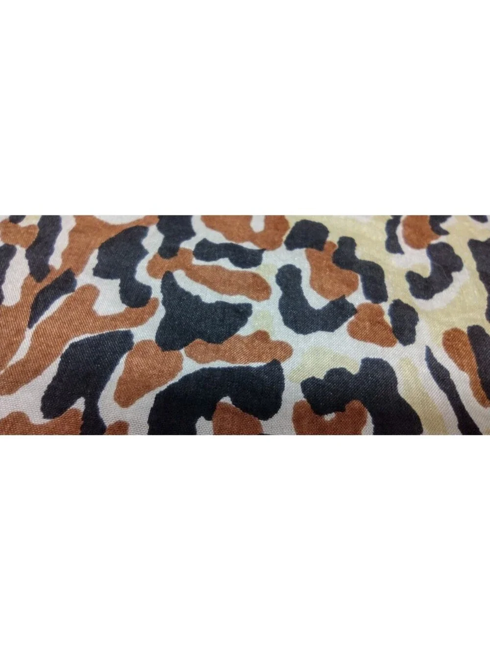 Vintage 50s 60s Silk Leopard Scarf Handkerchief 17 inches UNISEX Mod Rockabilly